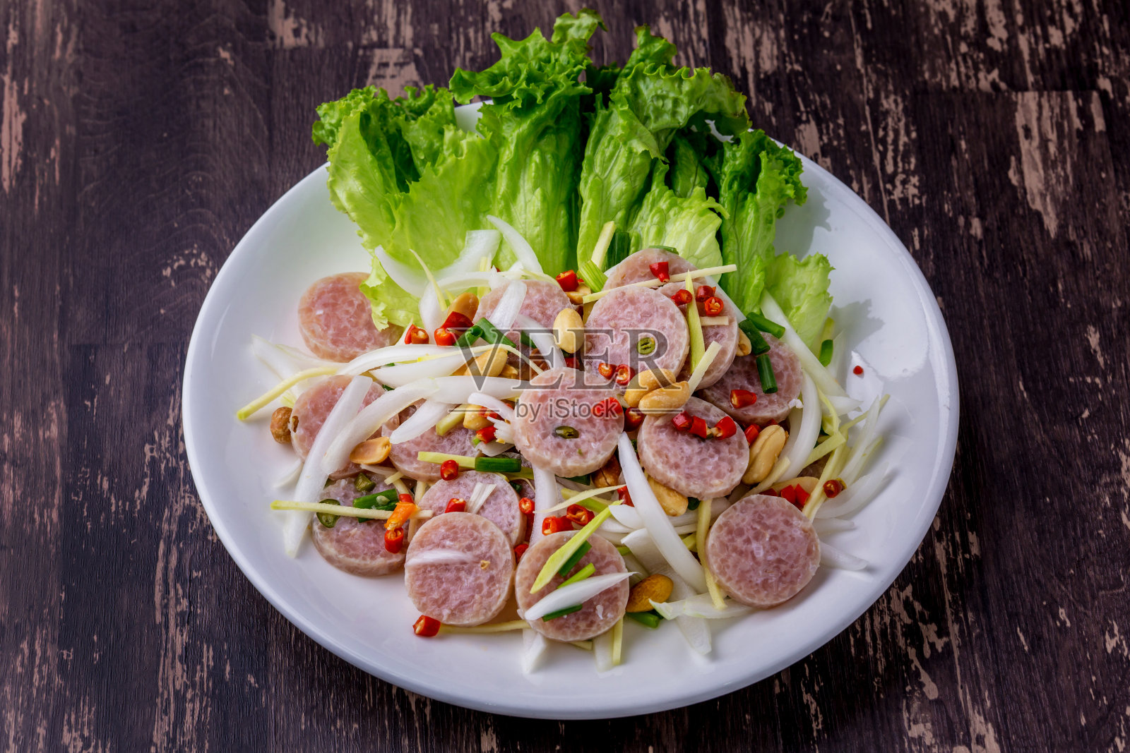 发酵猪肉泰国食物照片摄影图片