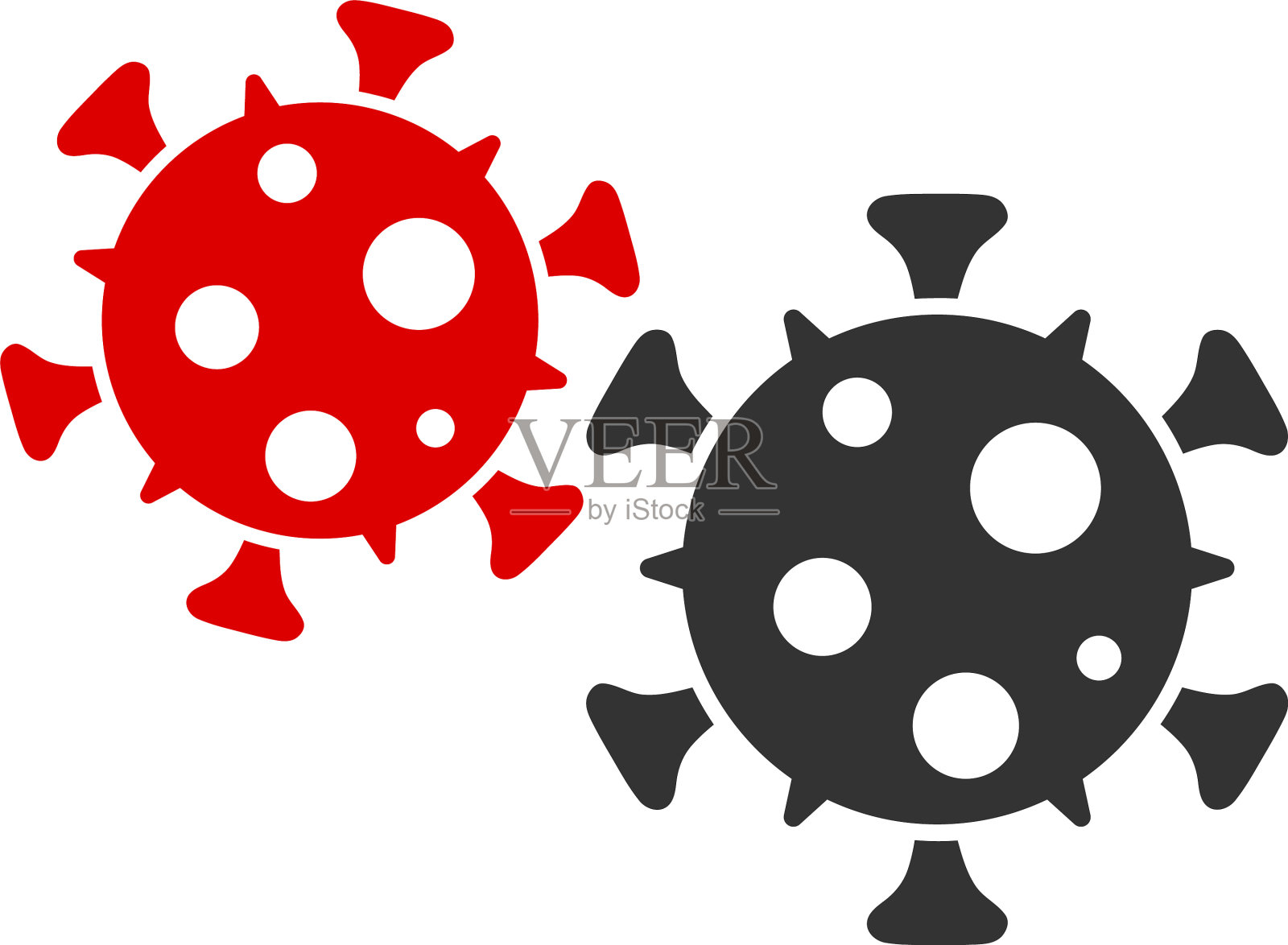 平病毒图标插画图片素材