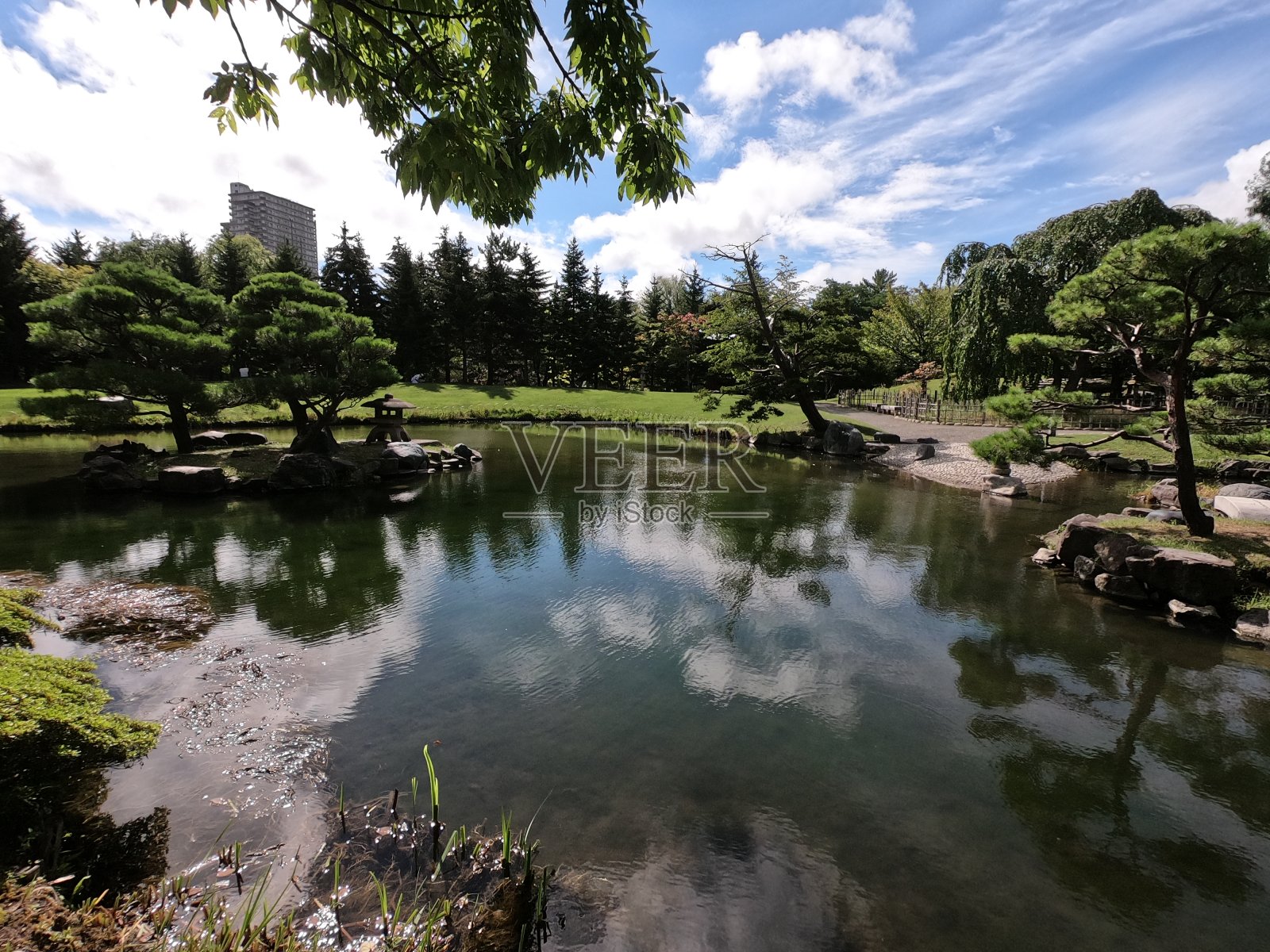 北海道札幌的中岛公园照片摄影图片