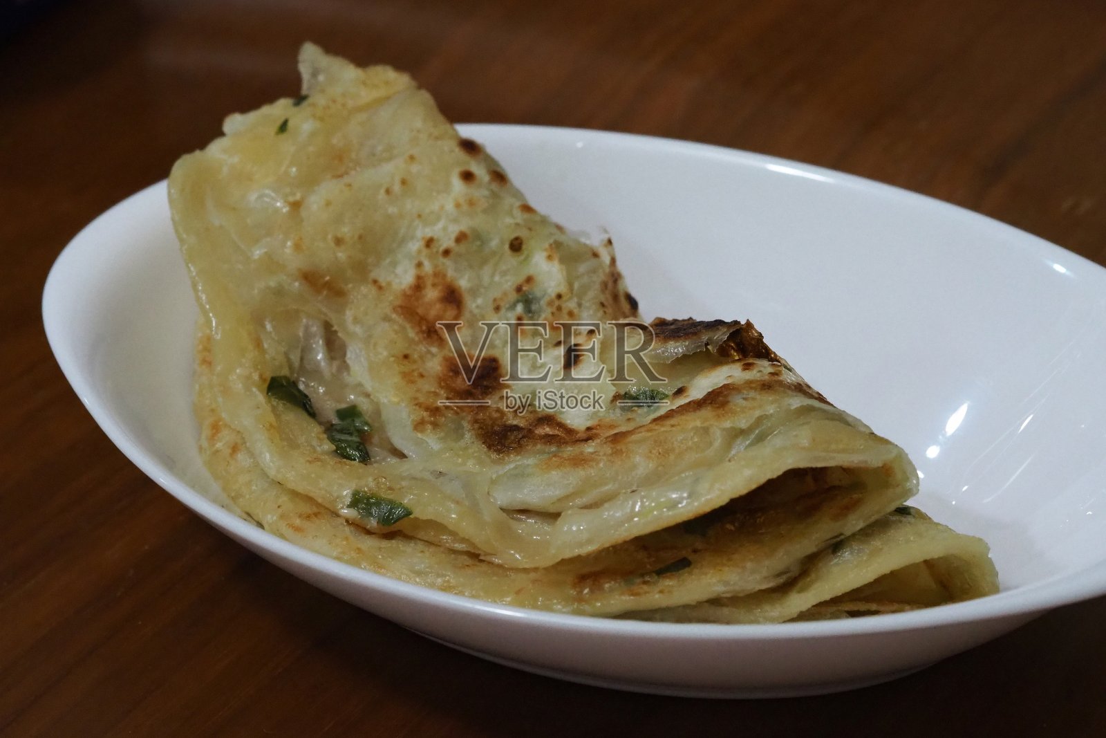 片状葱油饼照片摄影图片