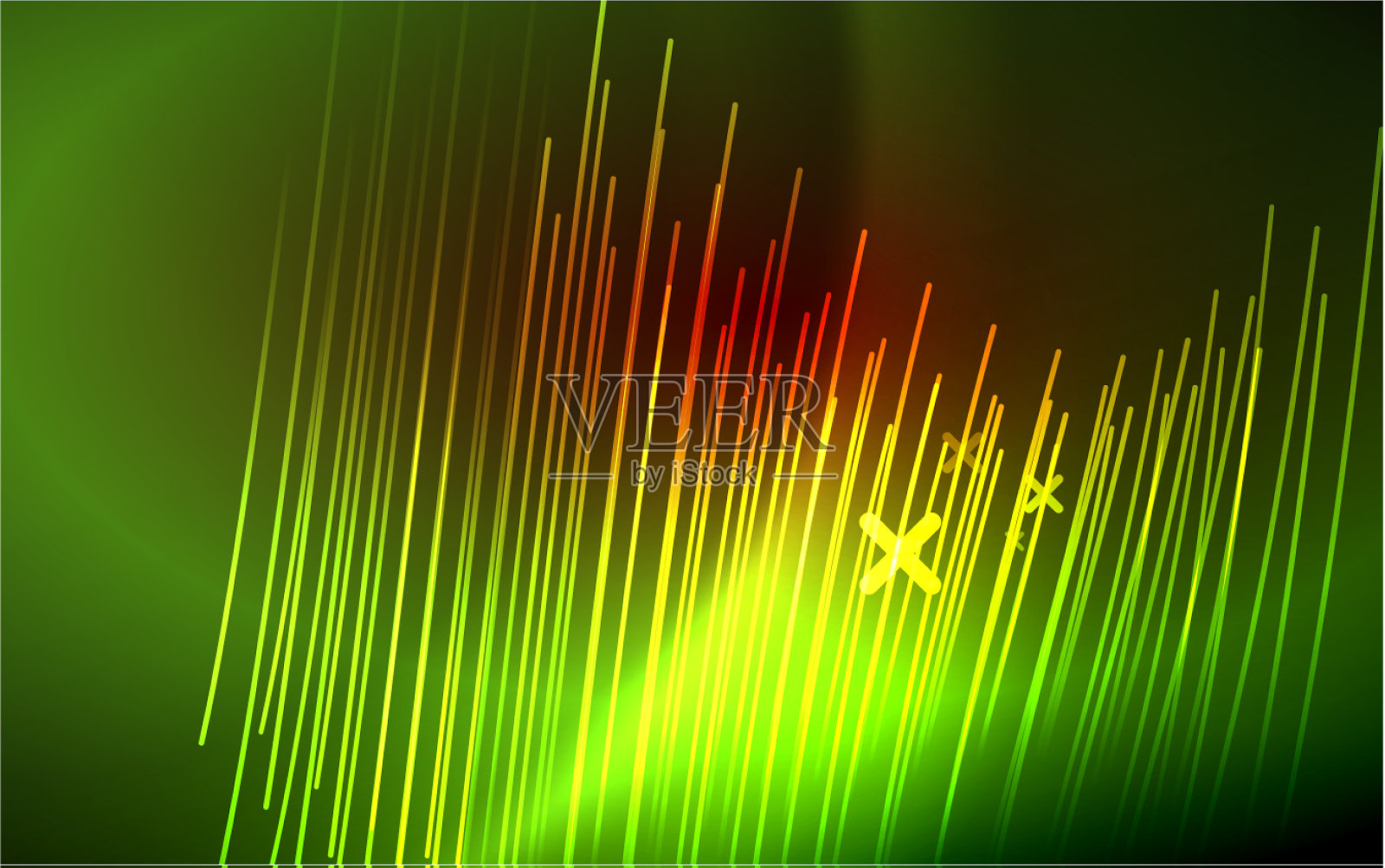 抽象背景-霓虹线设计插画图片素材