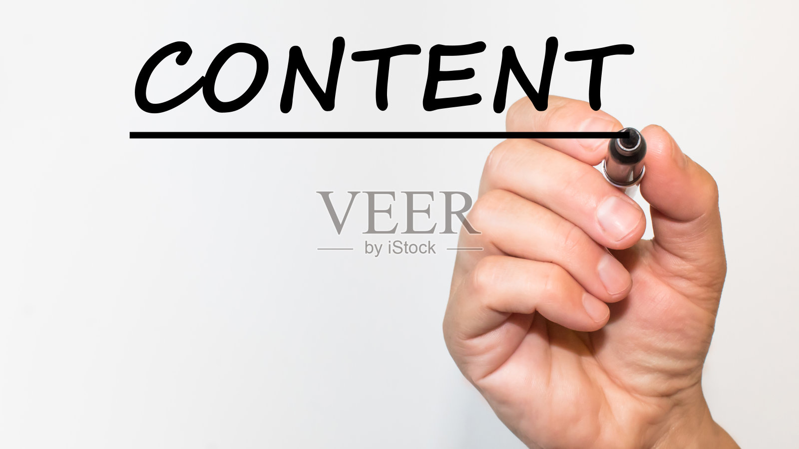 用记号笔在白色背景上写下单词。经营理念照片摄影图片