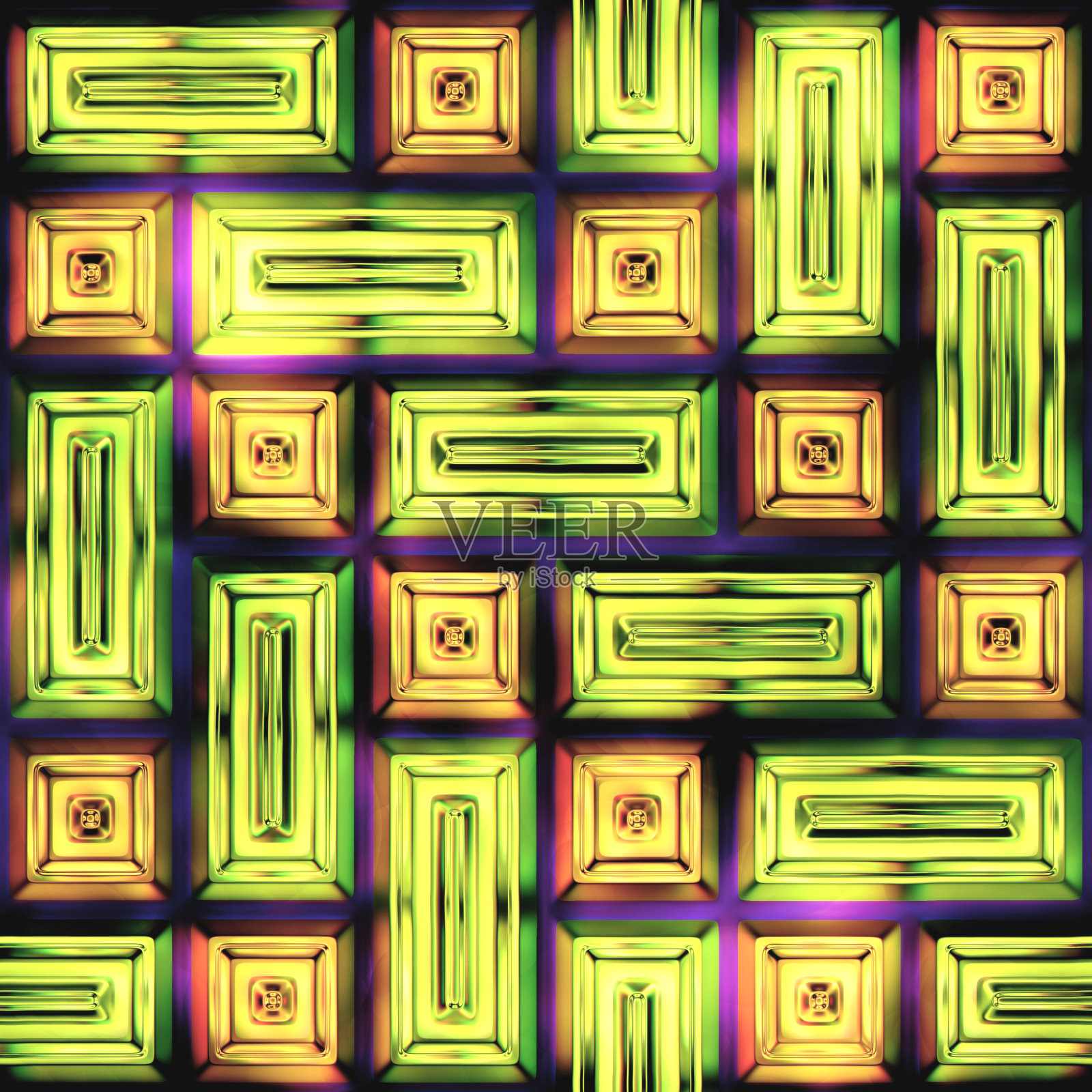 无缝纹理的色彩鲜明抽象图案插画图片素材