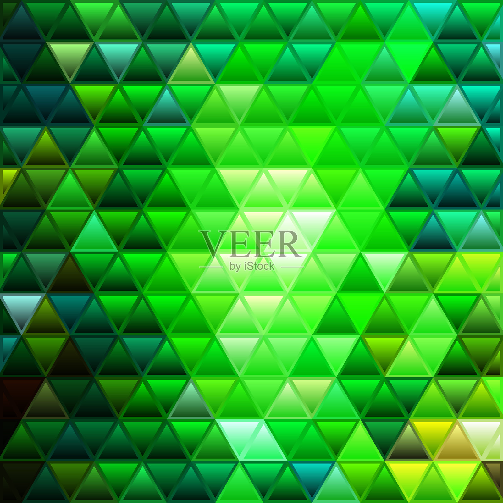 抽象矢量彩色玻璃三角马赛克背景插画图片素材