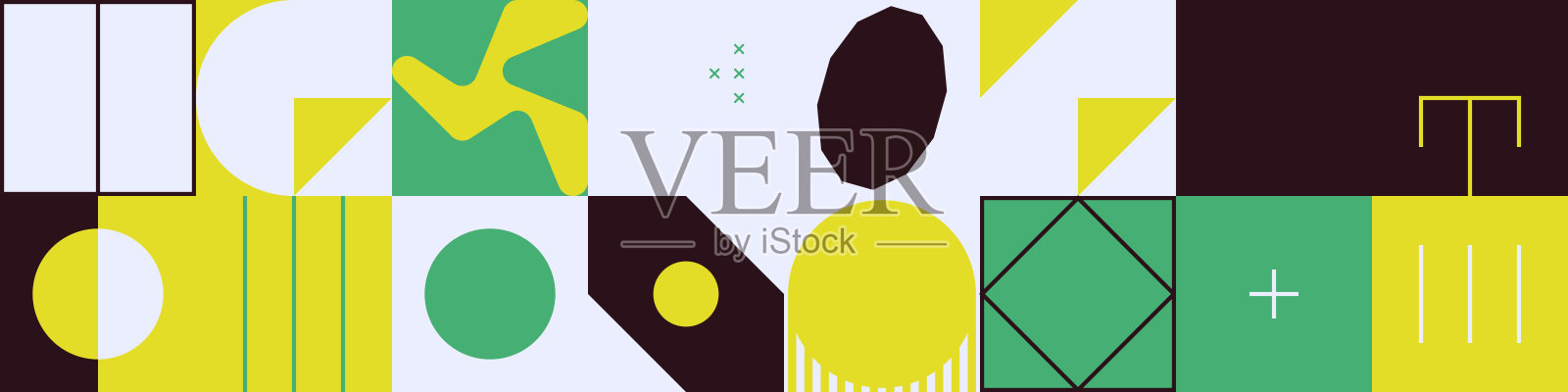 解构抽象矢量图案设计插画图片素材