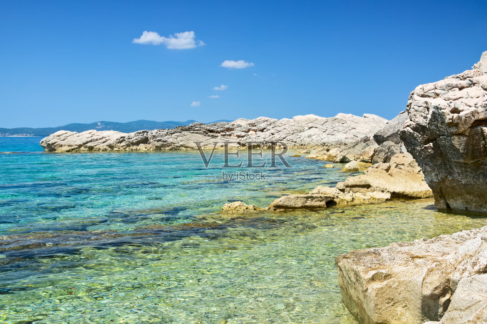 克罗地亚的海滩照片摄影图片