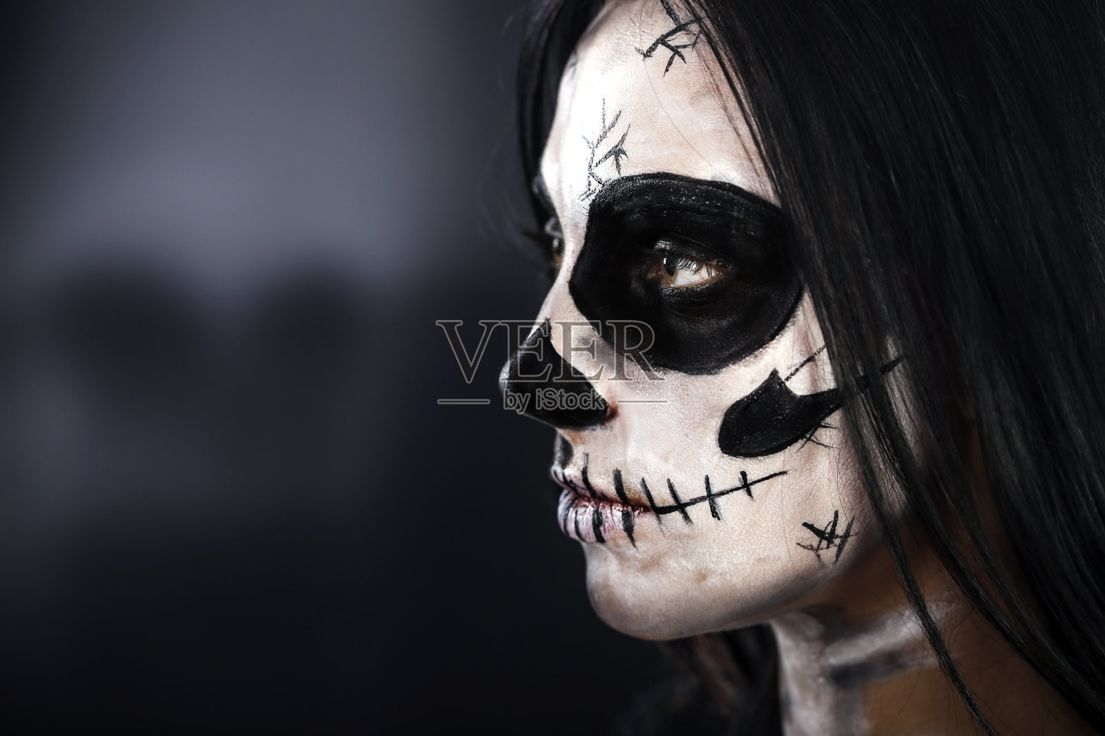 糖头骨照片摄影图片