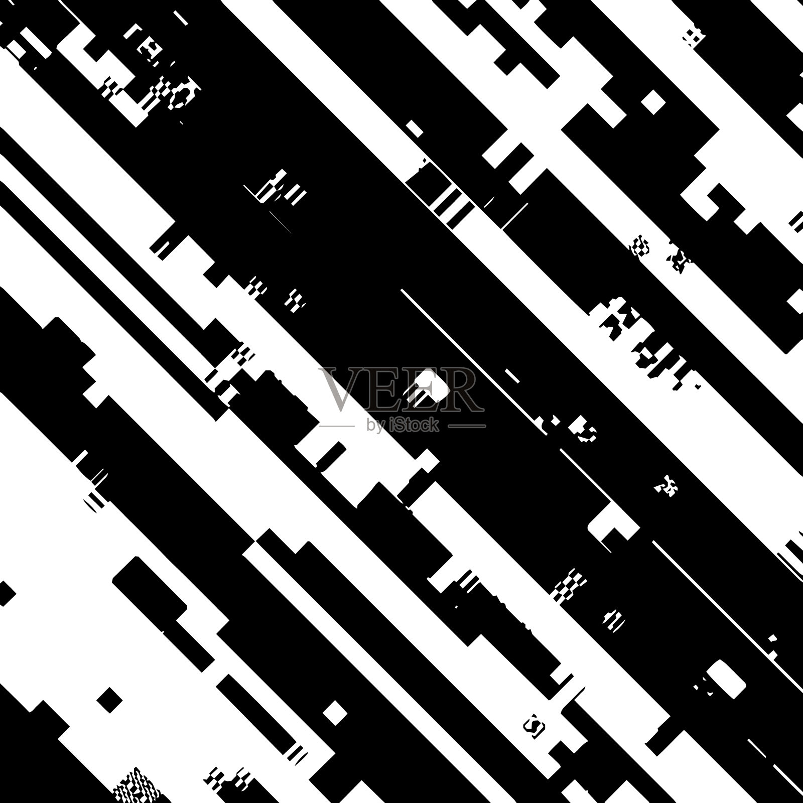 故障叠加纹理插画图片素材