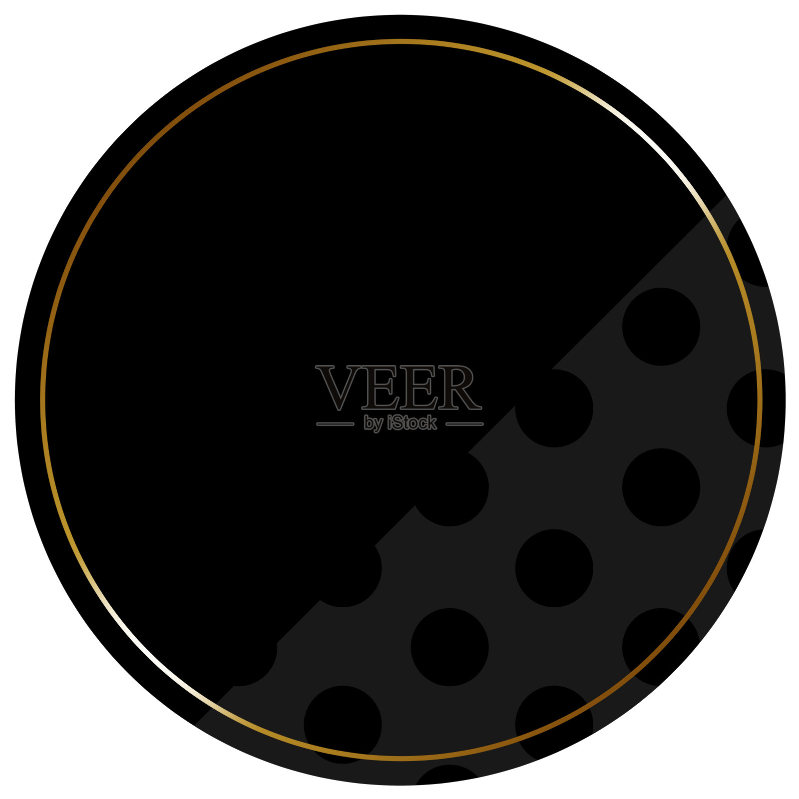 圆形的简单框架设计元素图片