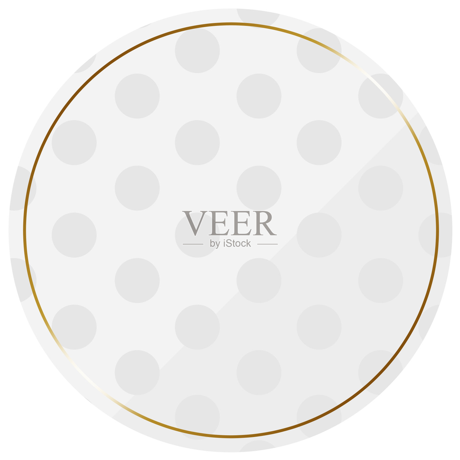 圆形的简单框架插画图片素材