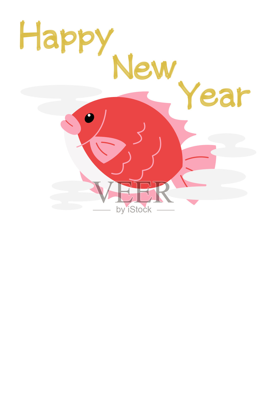 贺年卡模板插画图片素材