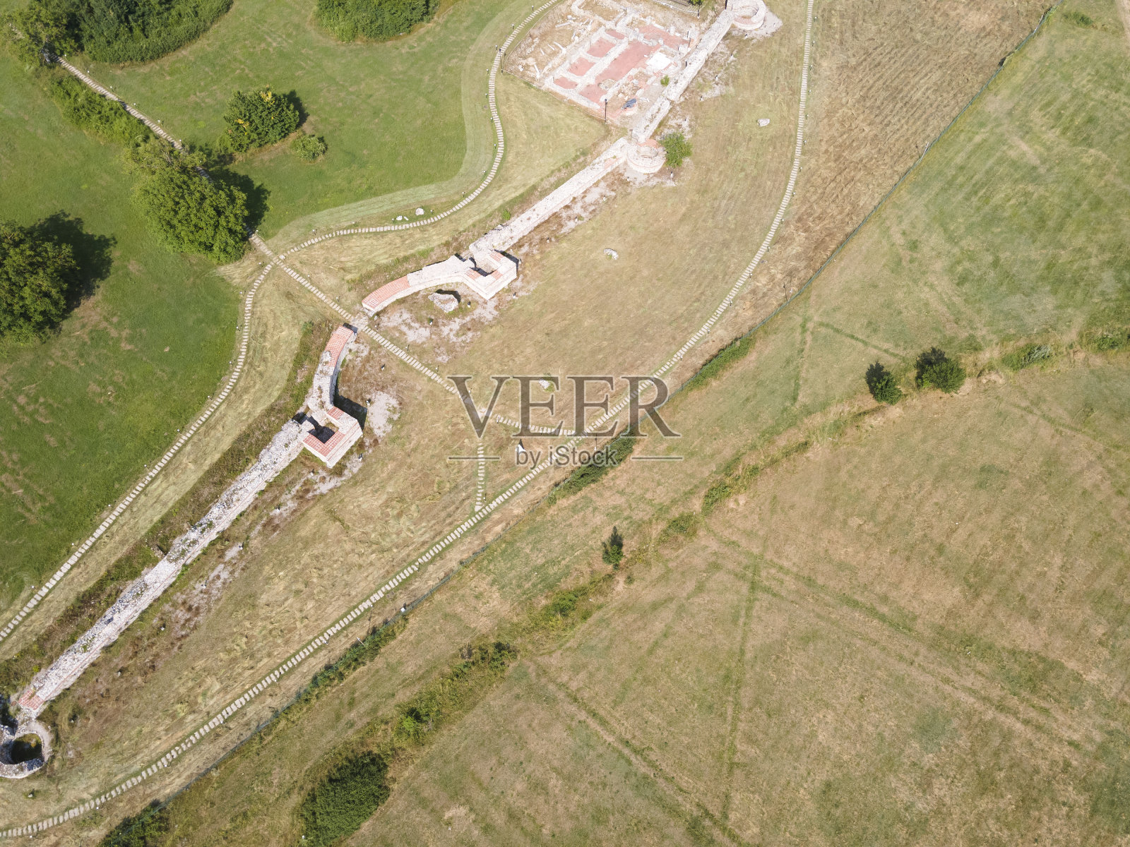 保加利亚尼可波利斯古城遗址照片摄影图片