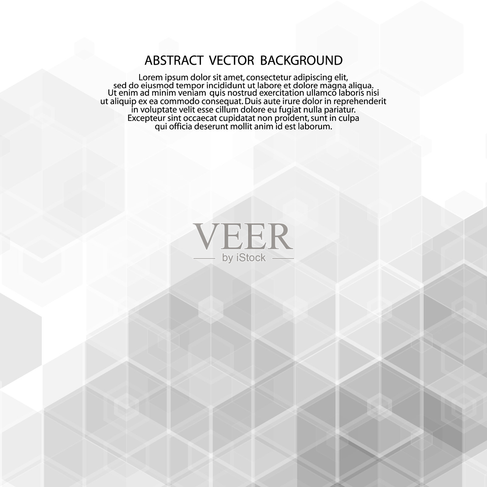 摘要技术背景eps 10六角插画图片素材