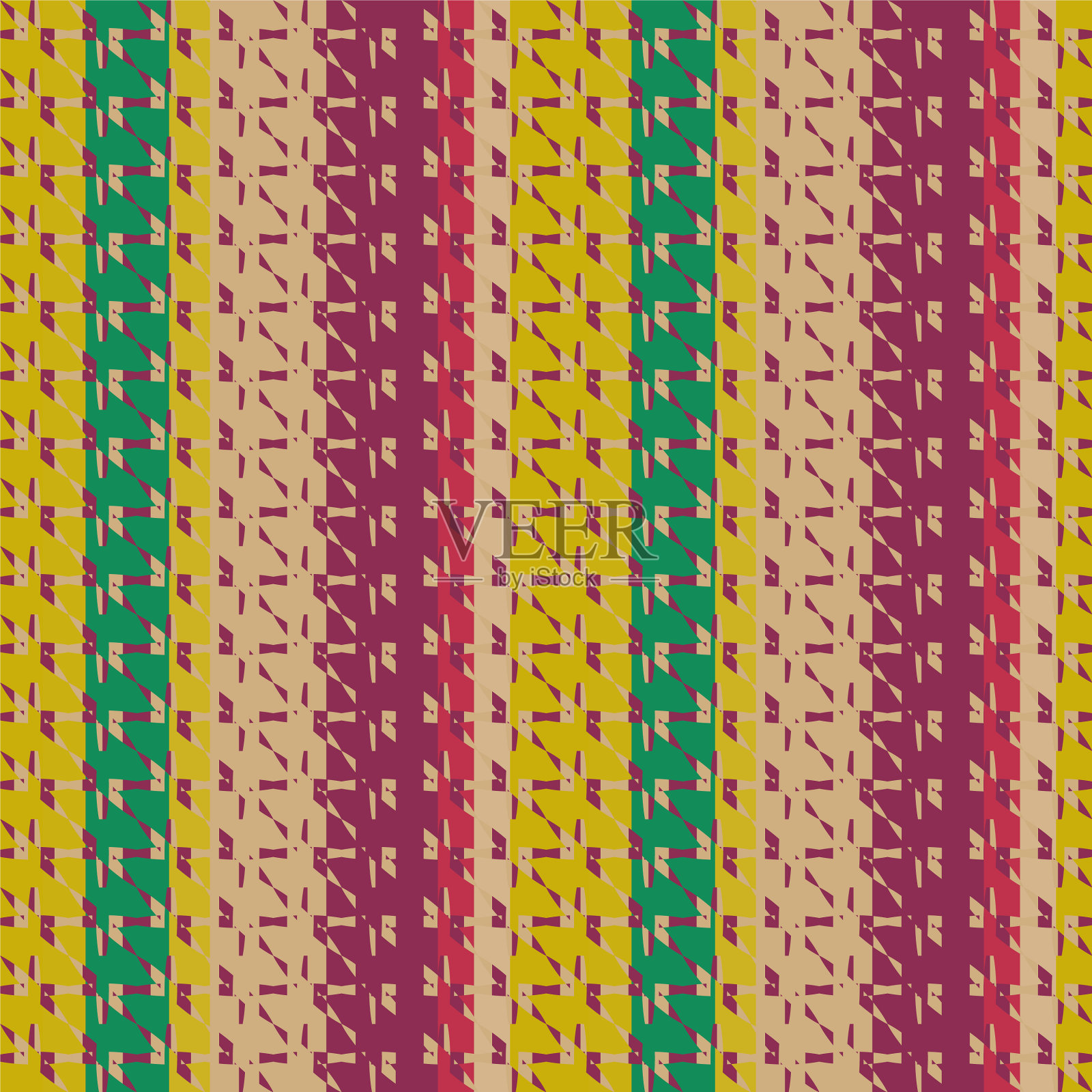 条纹抽象几何无缝图案插画图片素材