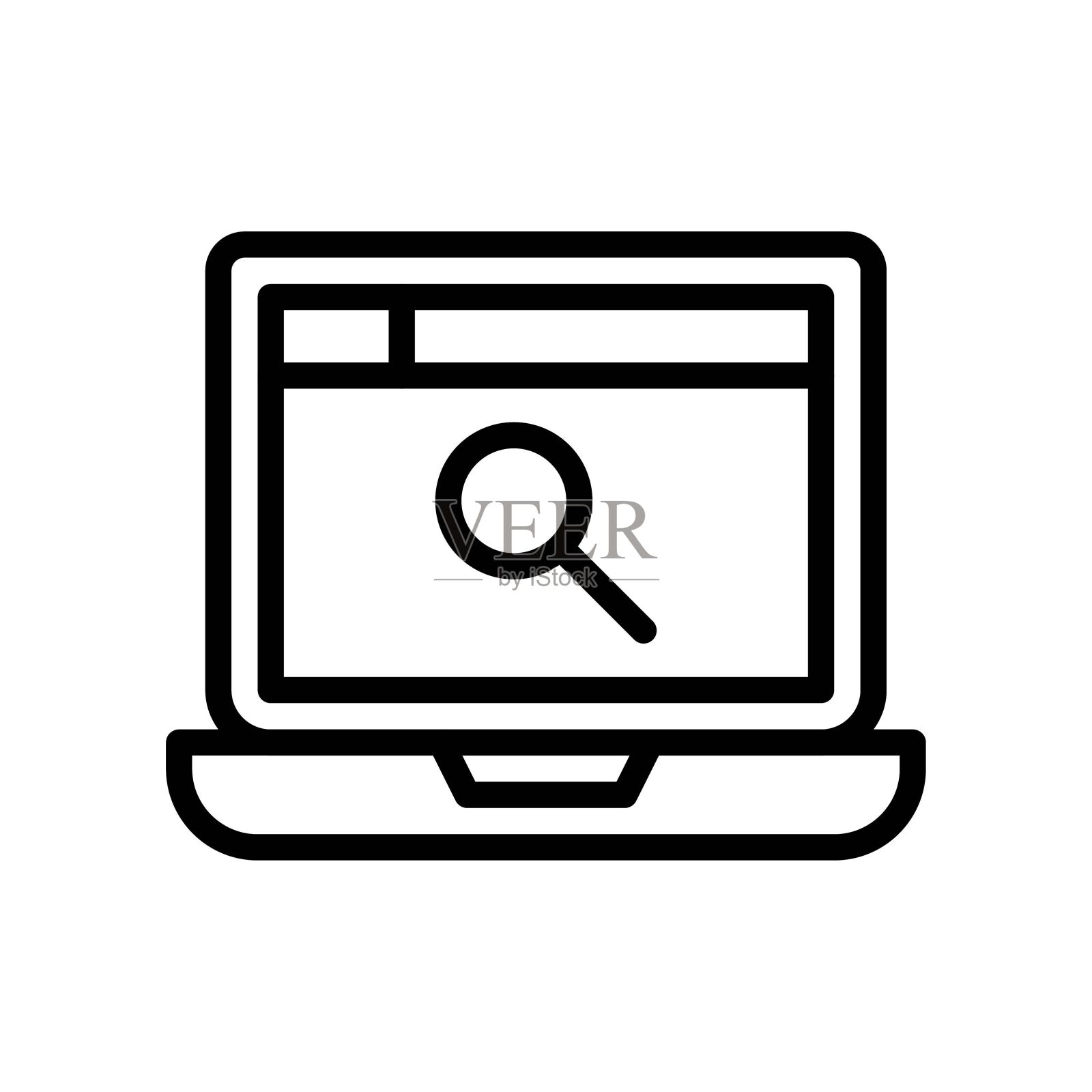 与空闲时间相关的mp3音乐设备，带有耳机和线性风格的按钮矢量，插画图片素材