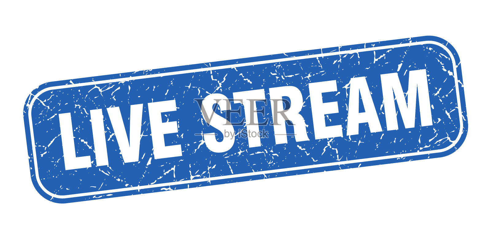 直播流邮票直播流广场肮脏的蓝色插画图片素材