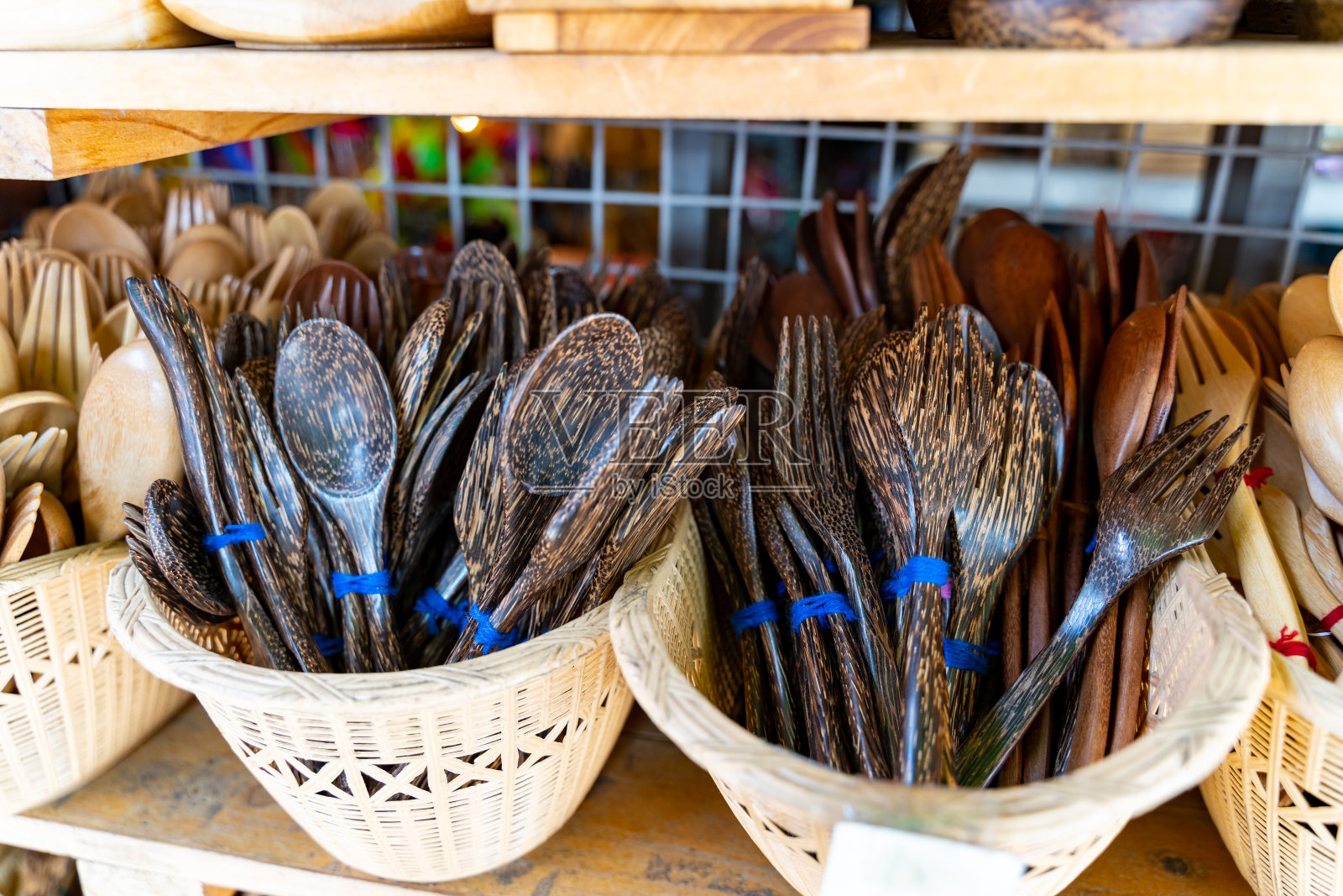 木制厨具照片摄影图片