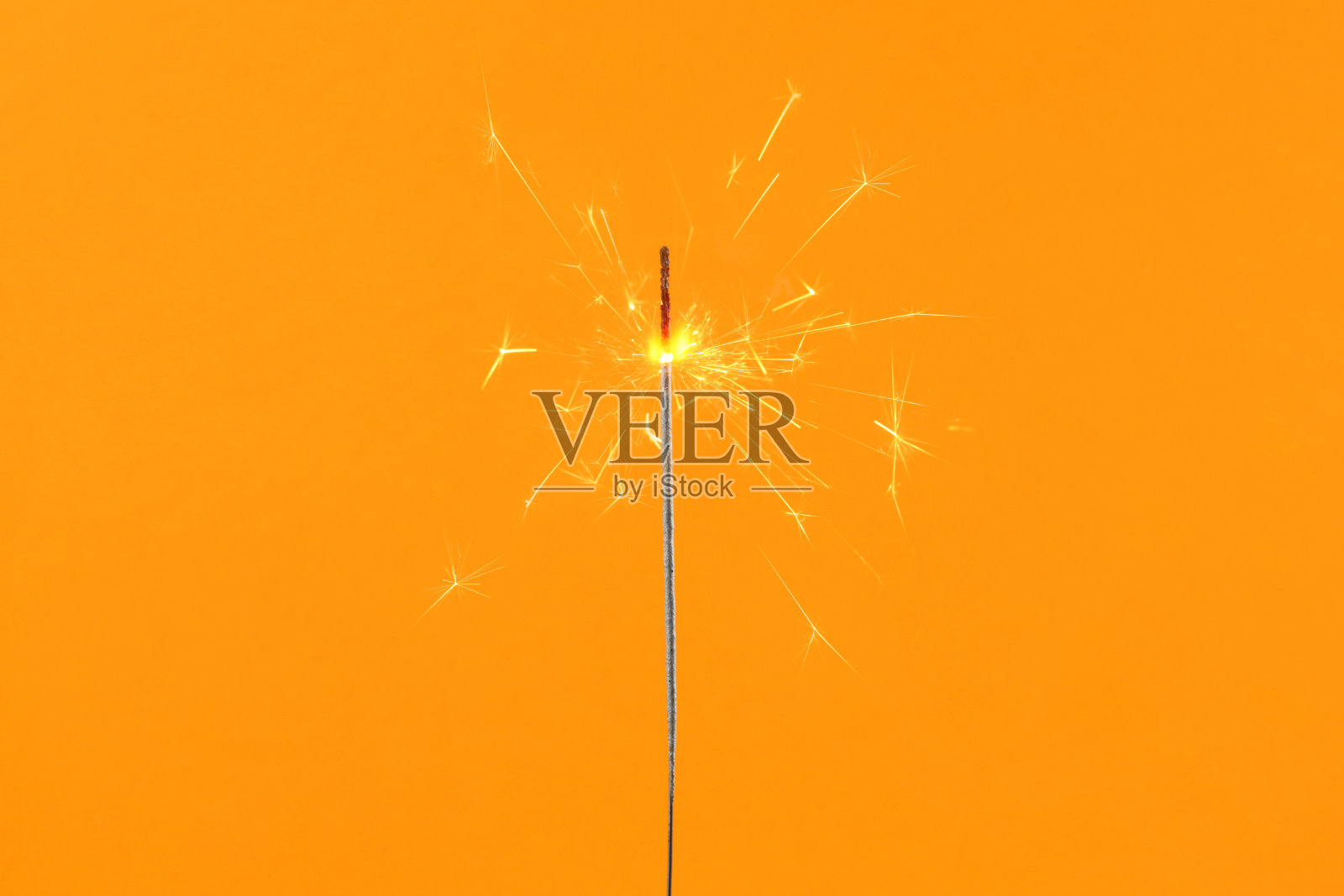 彩色背景上的孟加拉火。照片摄影图片