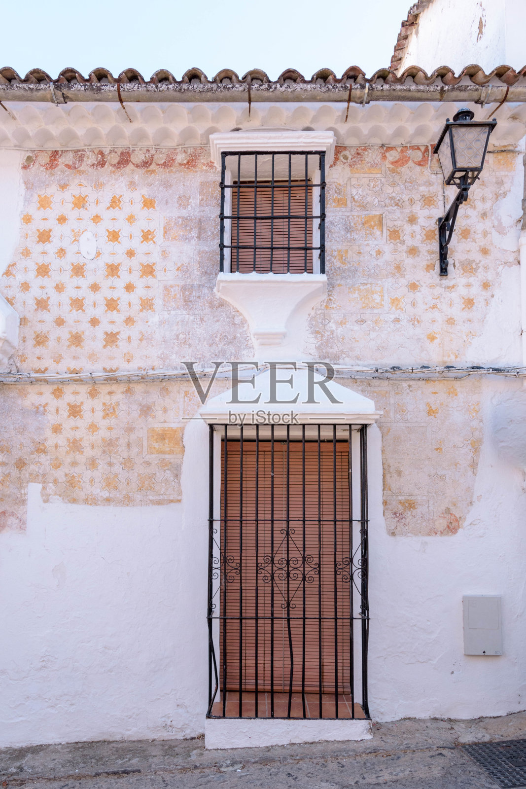 Grazalema。西班牙安达卢西亚加的斯省的一个典型的白色村庄照片摄影图片