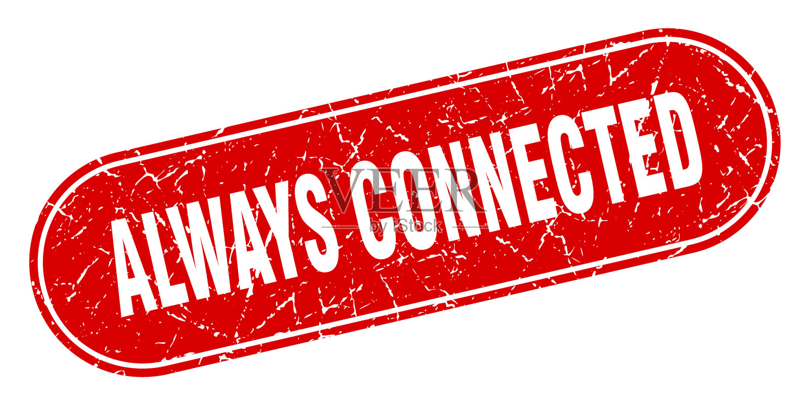 总是连接的标志总是连接的垃圾红色插画图片素材