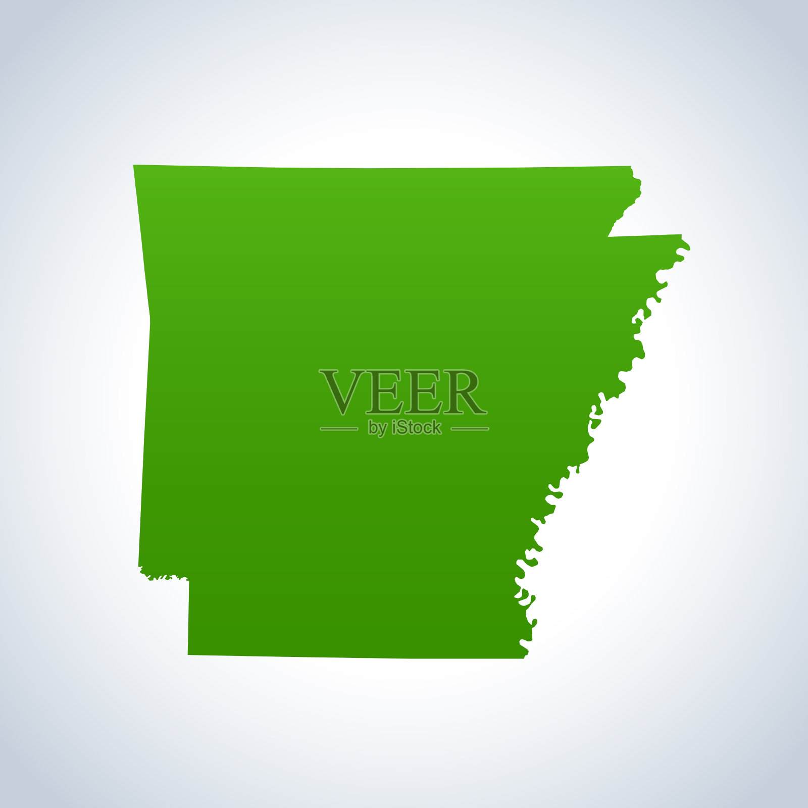 阿肯色州的地图插画图片素材