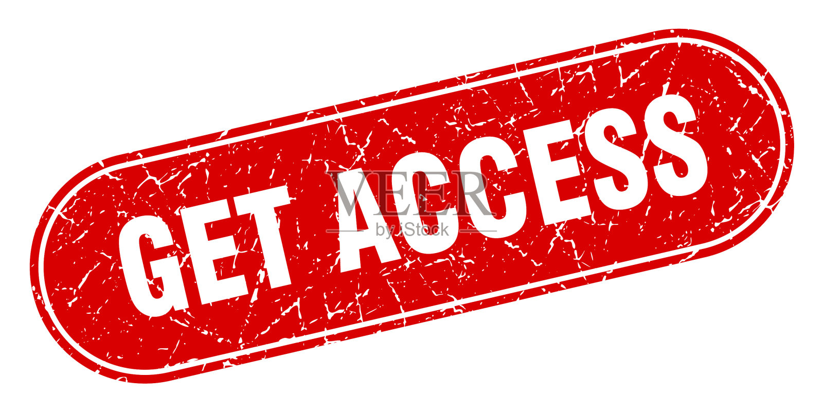 拿到入口标志拿到入口垃圾红色邮票标签插画图片素材