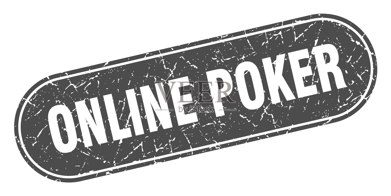 在线扑克签名在线扑克垃圾黑邮票插画图片素材