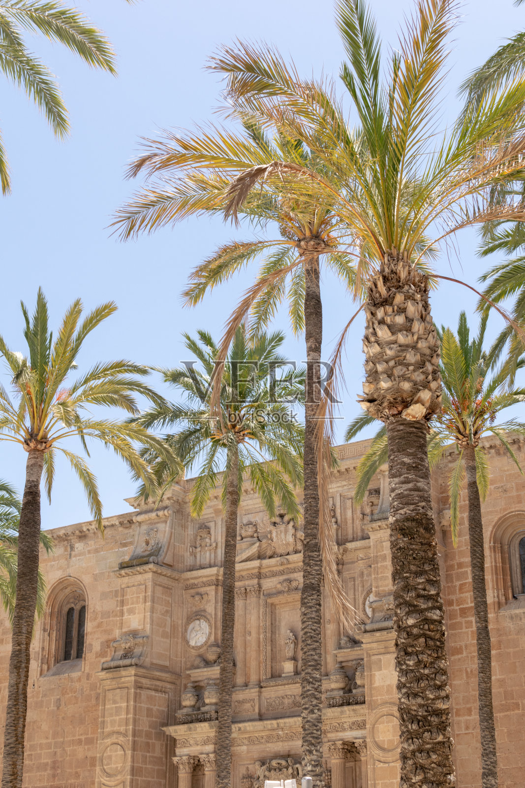 西班牙南部的阿尔梅里亚大教堂。地中海。安达卢西亚照片摄影图片