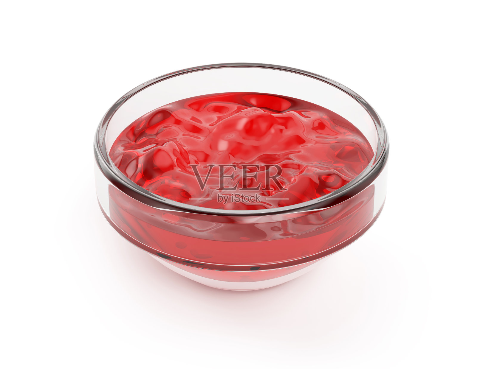 浆果果酱孤立的3d渲染照片摄影图片