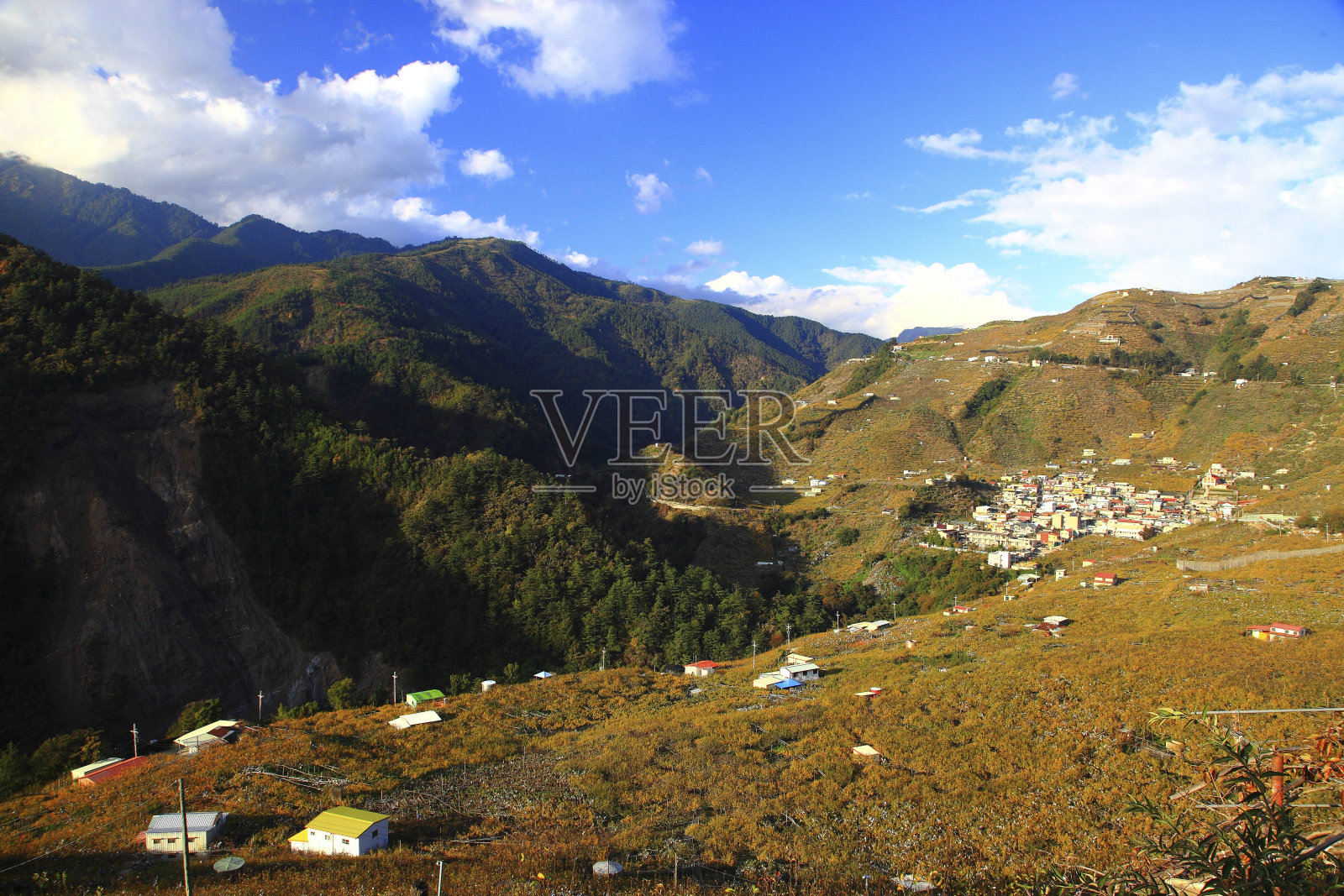 台湾台中和平环山部落照片摄影图片