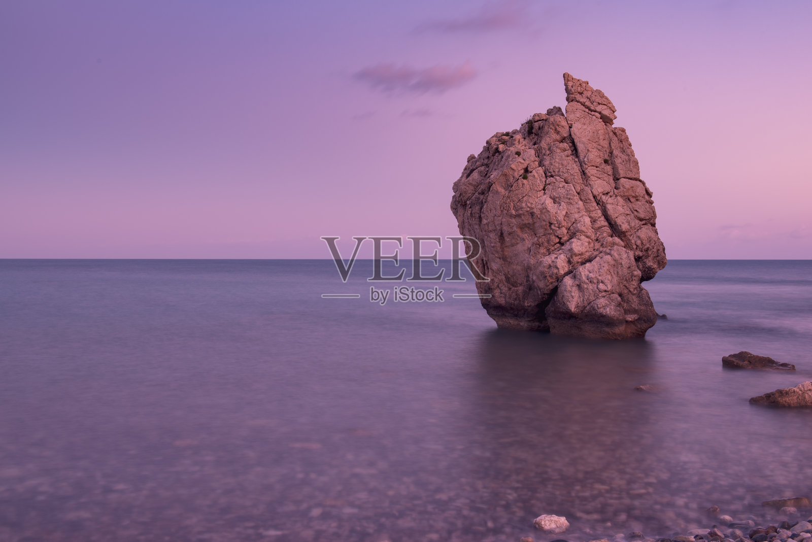 塞浦路斯的阿芙罗狄蒂巨石照片摄影图片