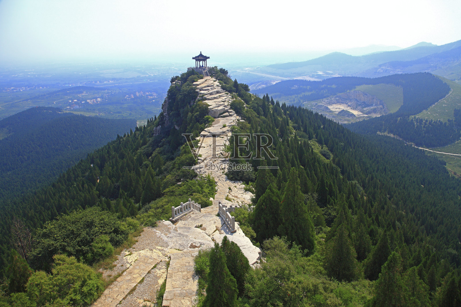 山东潍坊青州云门山亭照片摄影图片
