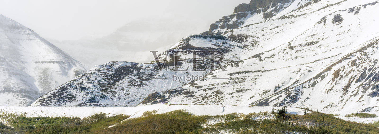 冬天的乡村景色照片摄影图片