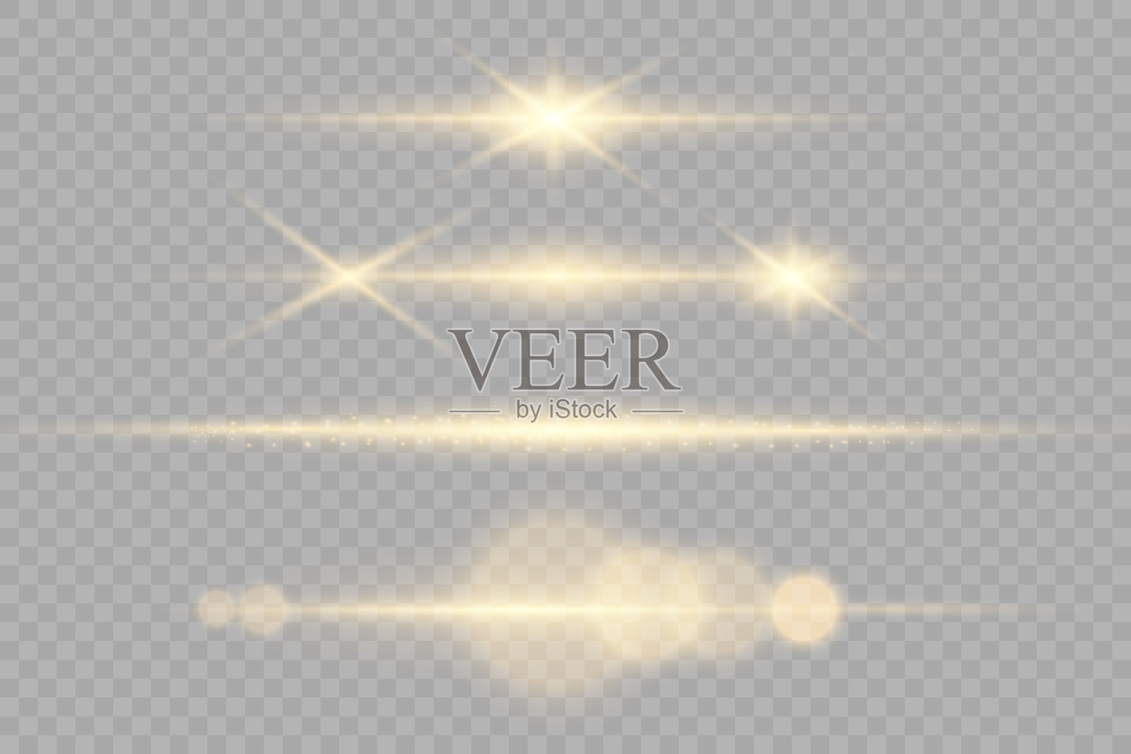 白色发光的光在蓝色背景上爆炸。插画图片素材