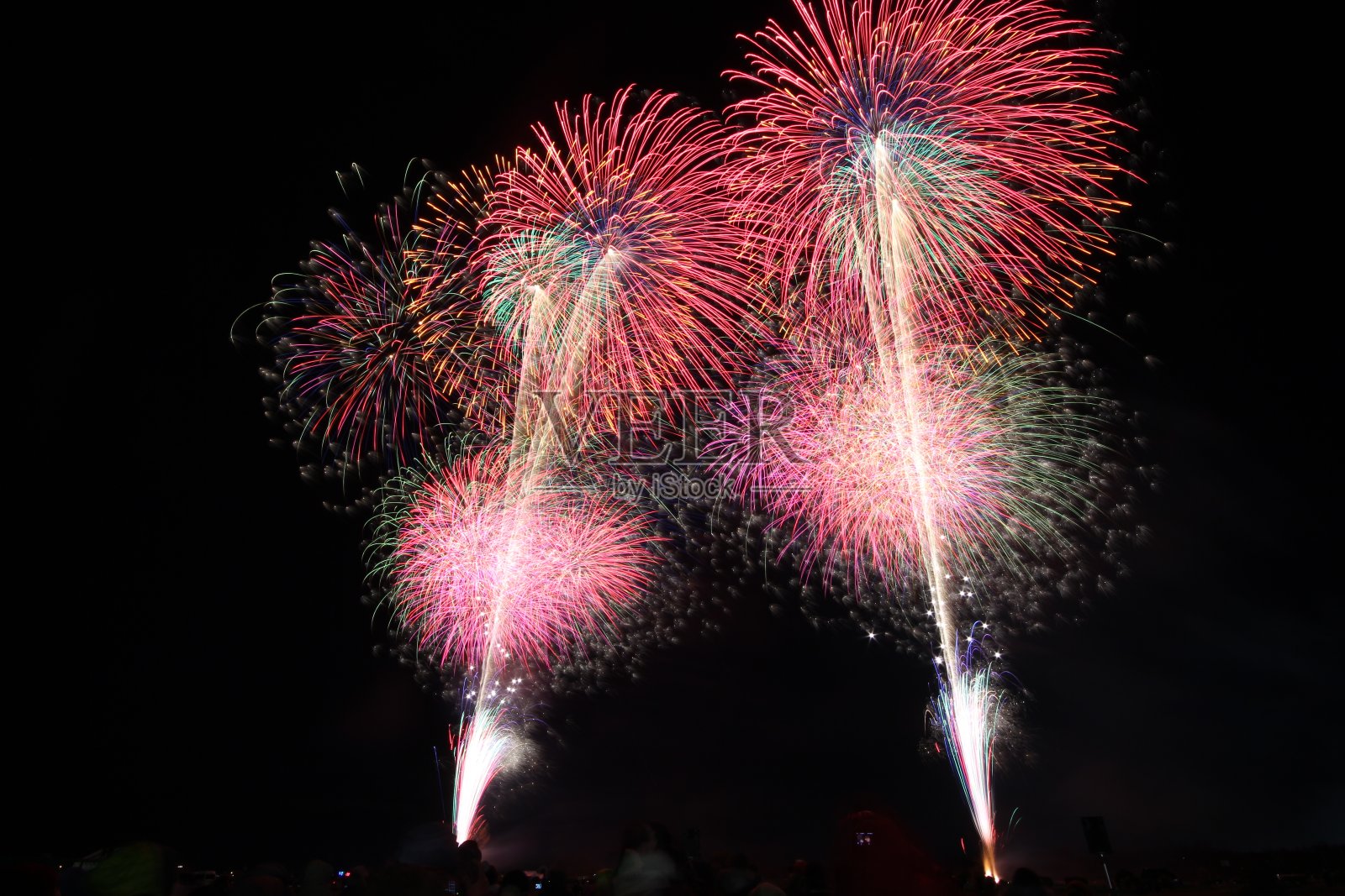 2016长野市惠比子烟花节照片摄影图片