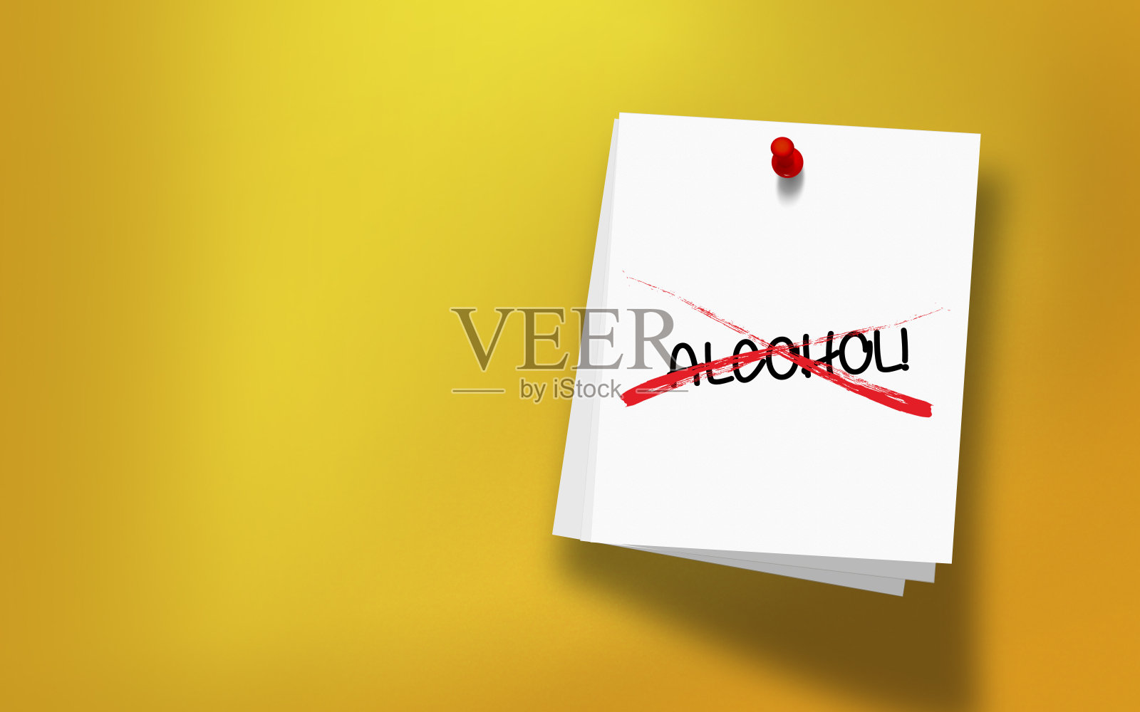 白色便利贴纸上的酒精信息十字照片摄影图片