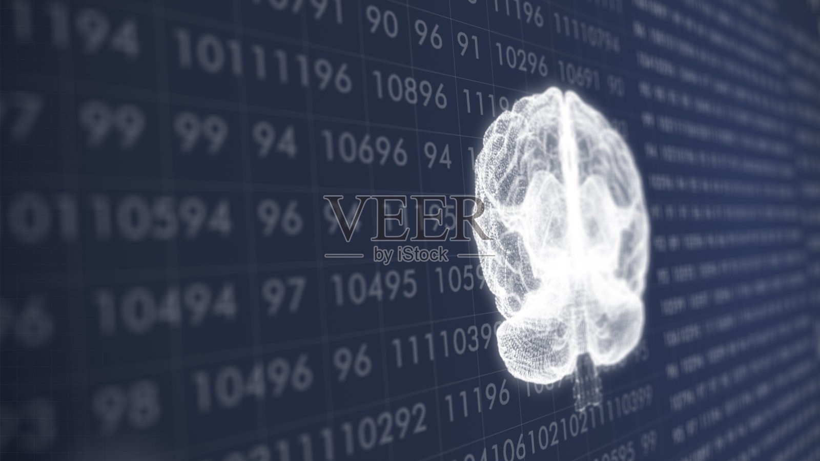 三维渲染抽象技术科学概念人体数据健康数字。照片摄影图片