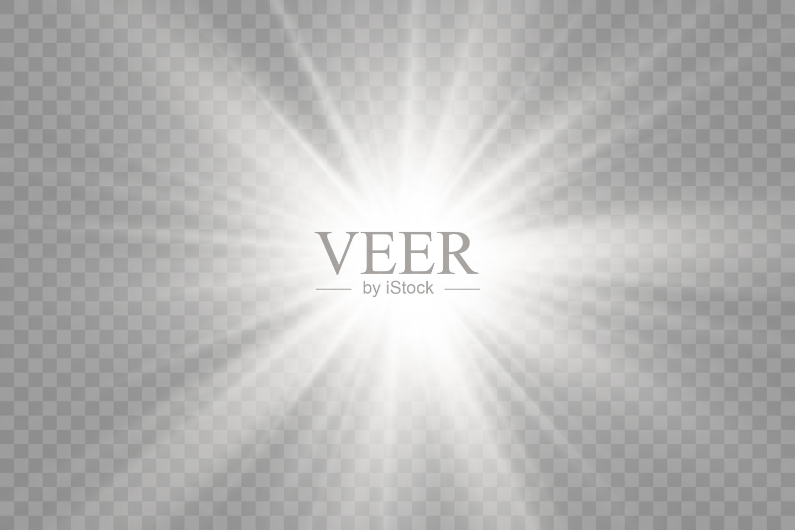 明亮的恒星的发光。插画图片素材