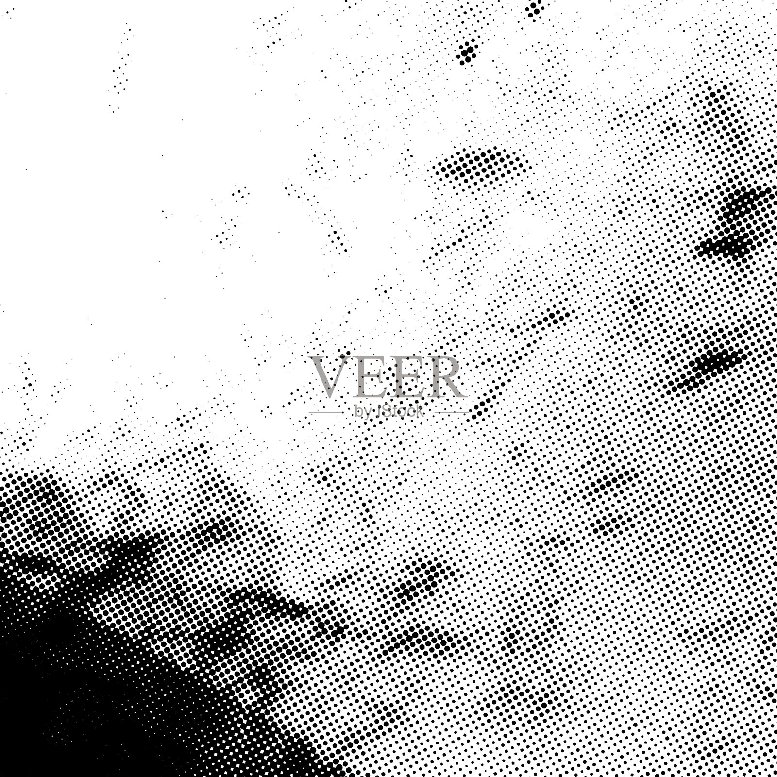 半色调叠加纹理插画图片素材