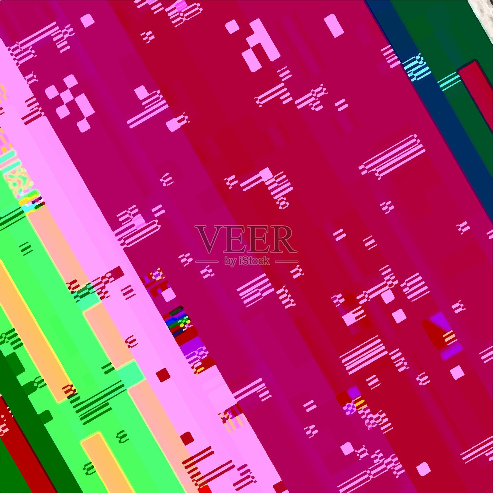 故障背景像素插画图片素材