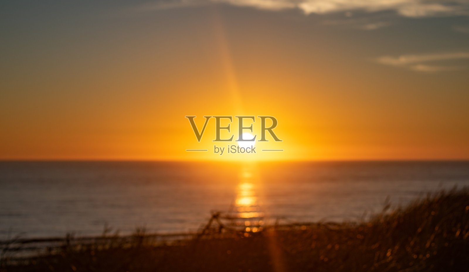 海上日落，自然背景照片摄影图片