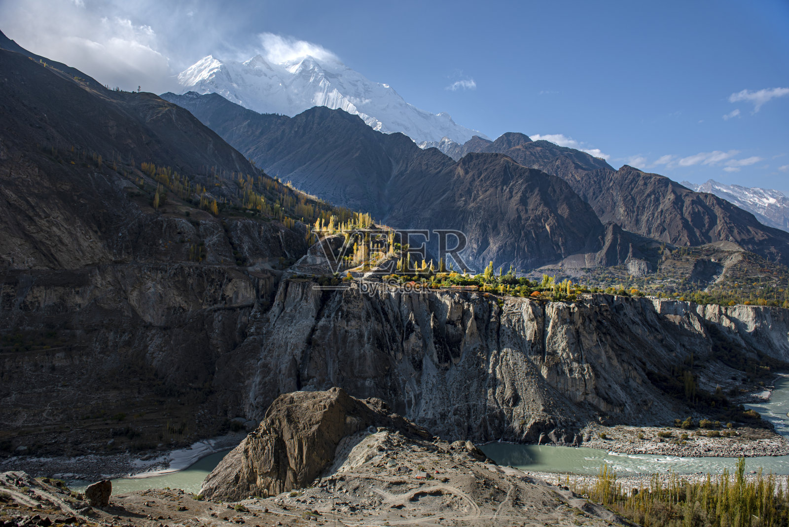 巴基斯坦北部的秋天照片照片摄影图片