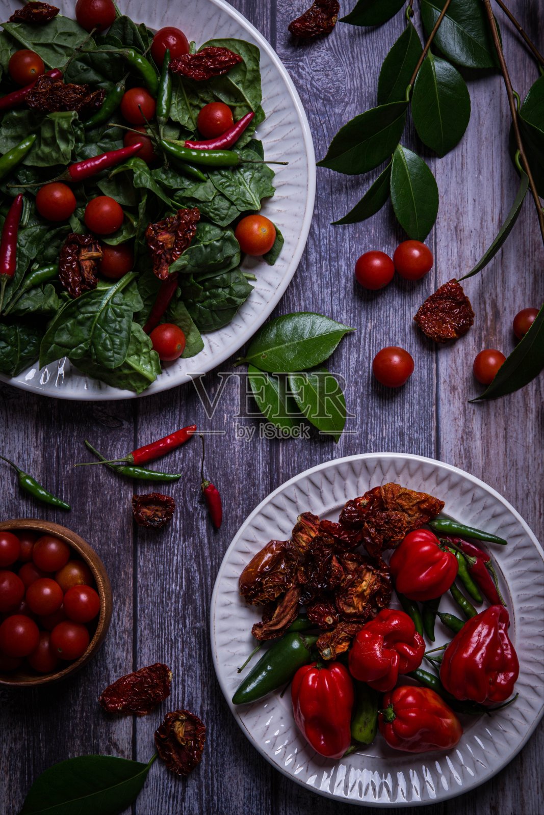 胡椒沙拉照片摄影图片