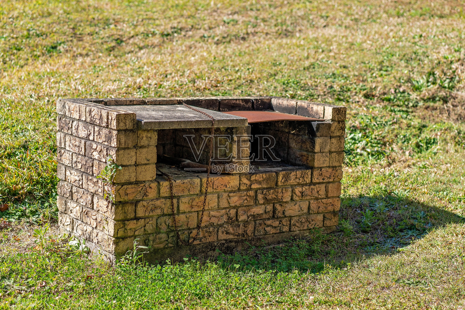 旧砖烧烤照片摄影图片