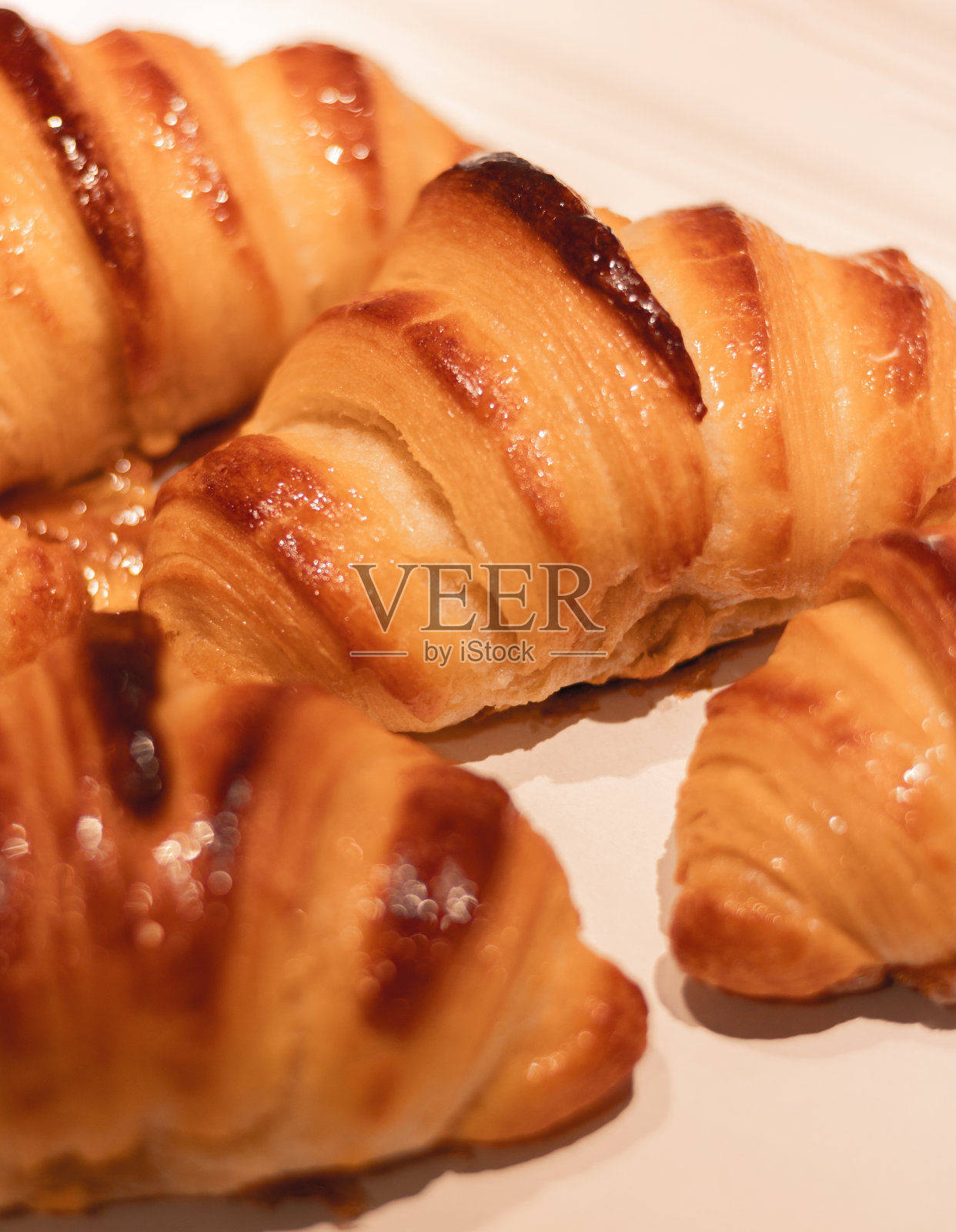 自制的羊角面包照片摄影图片