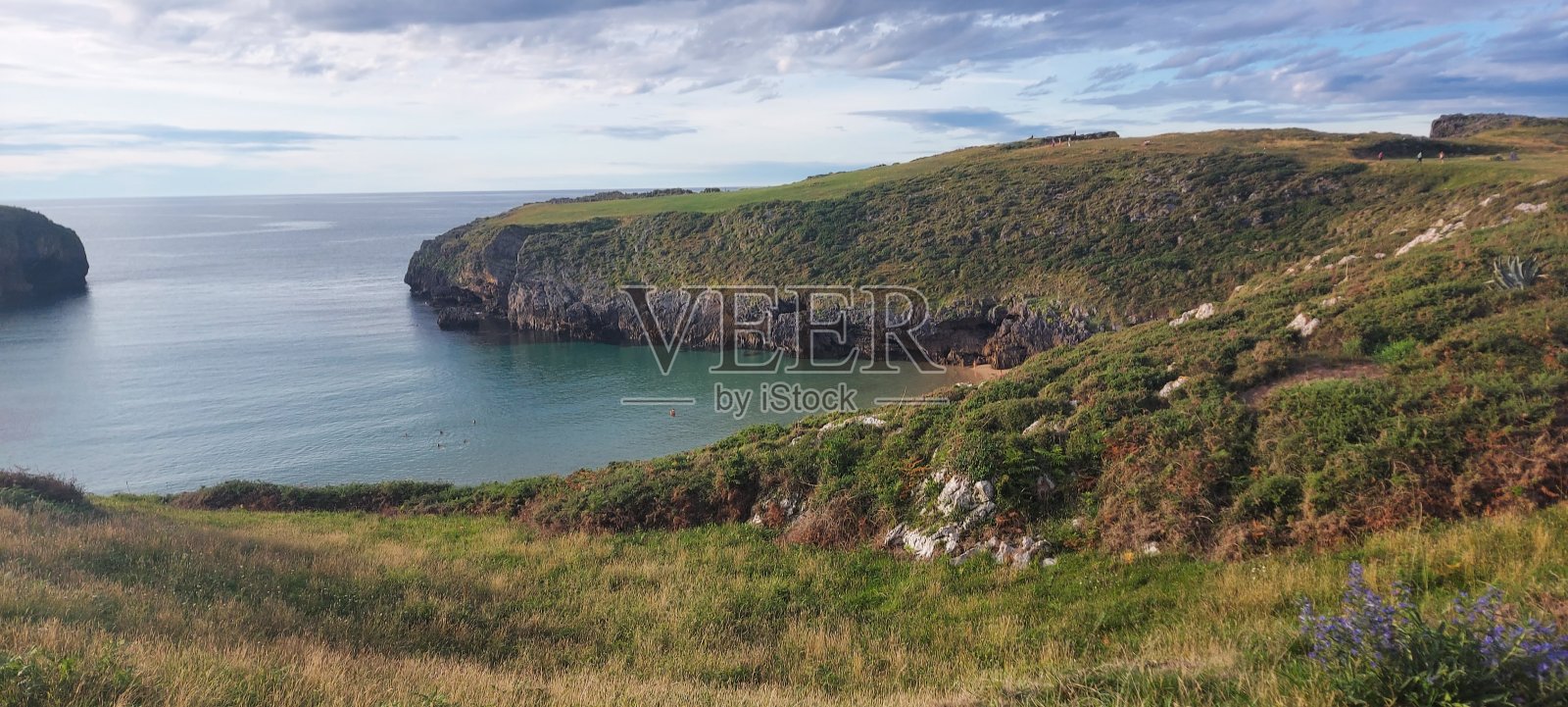 美丽的风景和东方或阿斯图里亚斯照片摄影图片