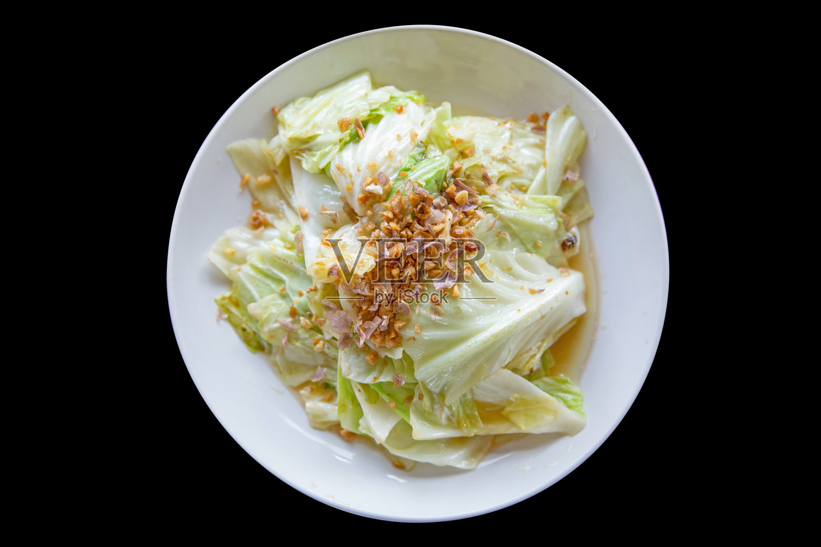 鱼露炒白菜照片摄影图片