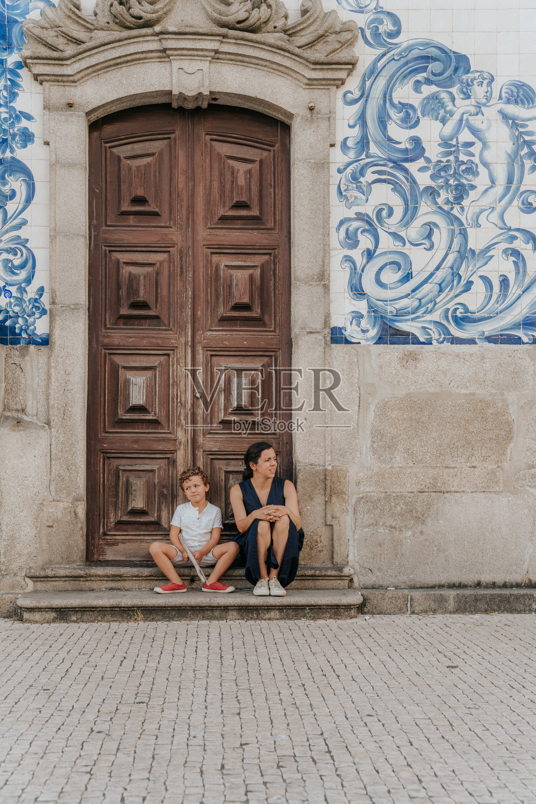 葡萄牙家庭旅游照片摄影图片