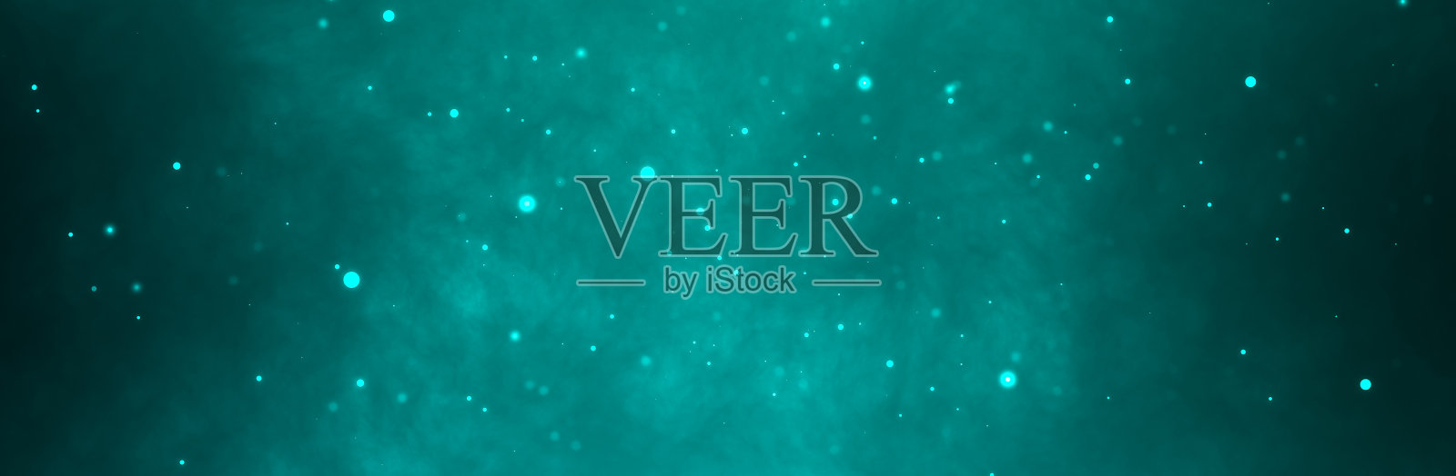 深蓝色的地平线戏剧性的背景与美丽的宇宙尘埃与星星散景照片摄影图片