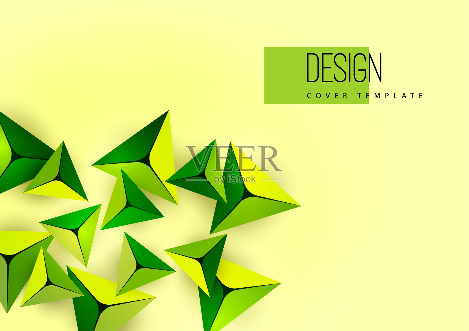 抽象的彩色背景与几何元素。金字塔，三角形，文本框架。最小的封面设计。用于企业设计的模板。向量插画图片素材